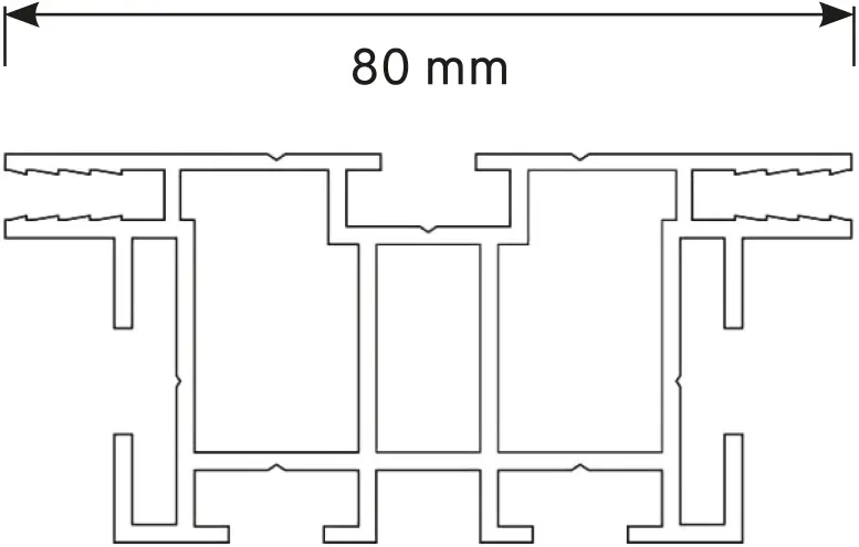Freestanding Non-Illuminated Frame
