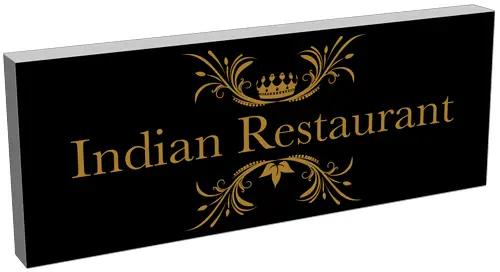 restaurant led fabric lightbox